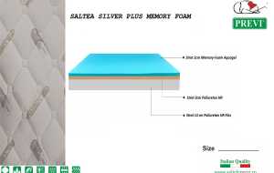 Saltea Silver Plus Memory-Foam